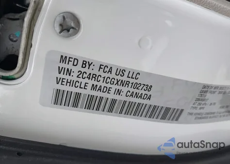 2022 Chrysler Voyager Lx z USA, uszkodzony, nr VIN 2C4RC1CGXNR102738